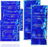 5er blau Set Kühlpad Kühlpack Kühlkompresse Warmkompresse - Kaltkompresse - Kompresse Gelkissen - Cool pads Gel pads - kalt & Warm Kühlpack & Kühlakku - 1