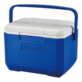 RAMROXX Kühlbox Warmhaltebox Kühl Thermo faltbar Blau Grau 40L