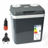 Dino KRAFTPAKET 131001 Kühlbox 12V 230V (WÄRMT & KÜHLT) HÖHE: 44cm GRÖSSE: 32-Liter (28L netto) Elektrische Kühlbox für Auto Boot Camping, Elektrokühlbox mit ECO-Modus, Grau - 1