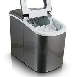 Eiswürfelmaschine Eiswürfelbereiter Eiswürfel Ice Maker EIS Maschine Icemaker (Dunkelgrau) - 1