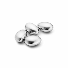 Georg Jensen Wiederverwendbare Eiswürfel, Edelstahl, Silber, Einheitsgröße - 1