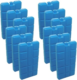 NEMT 6 Stück Kühlakkus Kühlelemente je 200ml für Kühltasche oder Kühlbox bis 12 h Kühlpack Kühlakku - 1