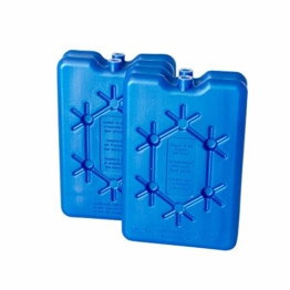 ToCi 4er Set Kühlakku mit je 200 ml | 4 Blaue Kühlelemente flach Kühlakkus für Kühltasche oder Kühlbox | Kühlakkus dünn, extra flach | Kühlpads Kühlpack für Kühltragetasche - 1