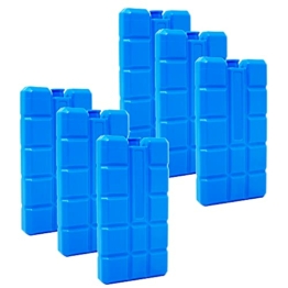ToCi 6er Set Kühlakkus mit je 200ml | 6 Blaue Kühlelemente für die Kühltasche oder Kühlbox | Kühlakku Kühlpads Kühlpack für die Kühltragetasche | Kühlakkus dünn - 1