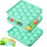 Webake Mini Eiswürfelform Kugel Silikon 2,8 cm 2 Stück 18 Eisball Klein Runde Eiswürfelform Eiskugelform Rund Silikonform Eiswürfel Für Getränke, Whisky, Fruchteiswürfel - 1